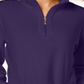 Karen Scott Women's Zip Neck Top Purple Size PP