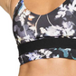 Nike Women's Indy Floral Light Support Sports Bra Black Size X-Large