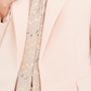 Calvin Klein Women's Peak Lapel Open Front Blazer Pink Size 6