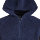 Ideology Big Boy's Faux Fur Hoodie Blue Size X-Large