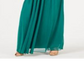 Teeze Me Women's Embellished Spaghetti Strap V Neck Maxi Evening Sheath Dress Green Size 13-14