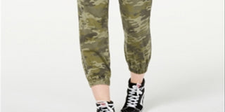 Tinseltown Women's Drawstring Jogger Jeans Green Size Large