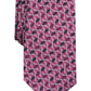 Alfani Men's Reynolds Geometric Skinny Silk Neck Tie Pink Size Regular