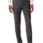 DKNY Men's Dean Modern Fit Tapered Suit Pants Black Size 38X30