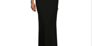 Alex Evenings Womne's Long Sleeve Maxi Sheath Dress Black-Size 8 Petite