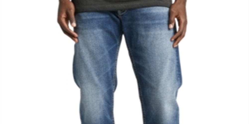 Silver Jeans Co. Men's Denim Zac Straight Pants and Jeans Blue Size 38X30