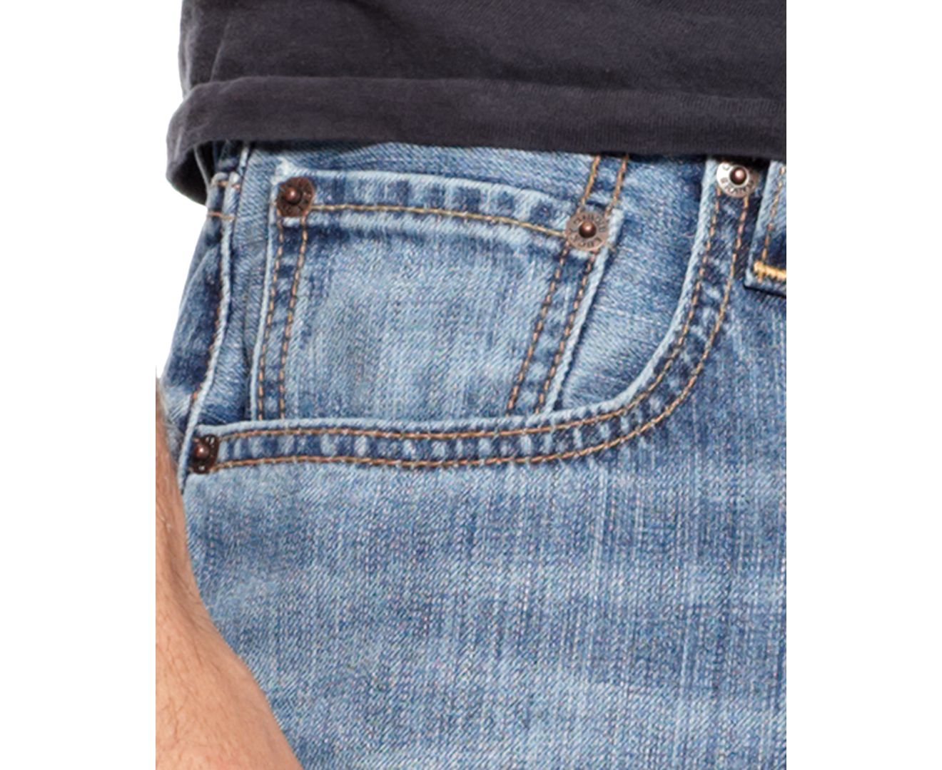 Lucky Brand Men's Relaxed Straight Fit Jeans Blue Size 34