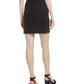 Bar III Women's Zippered Mini a Line Skirt Black Size S