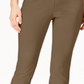 Charter Club Women's Slim Leg Pants Brown Size 16 Petite