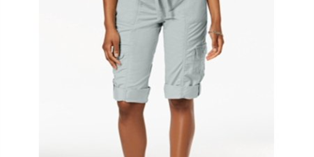 Style & Co Women's Capri Pants Gray Size X-Small