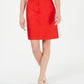 Charter Club Women's Short a Line Wear to Work Skort Red Size 16
