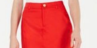 Charter Club Women's Short a Line Wear to Work Skort Red Size 16