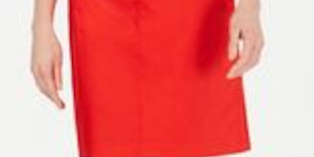 Charter Club Women's Short a Line Wear to Work Skort Red Size 16