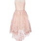 Rare Editions Big Girl's Lace Illusion Dress Pink Size 10