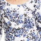 Karen Scott Women's Abstract Floral Print Top Black Size X-Small