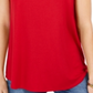 Style & Co Women's Swing Fit Tank Top Red Size Small