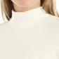 Charter Club Women's Supima Cotton Mock Neck Top White Size Medium