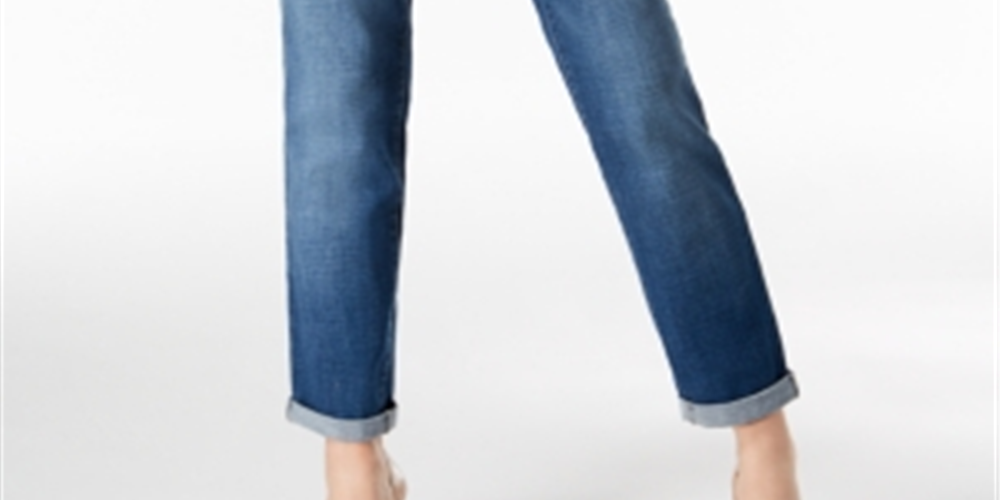 INC International Concepts Women's Boyfriend Jeans Blue Size 0