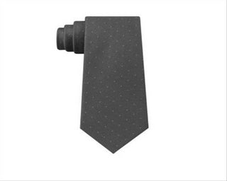 Calvin Klein Men's Sable Self tied Necktie Silver Size Regular