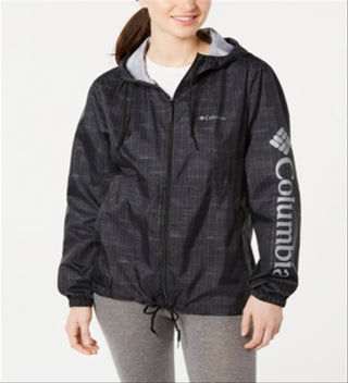 Columbia Women's Flash Forward Water Resistant Windbreaker Black Size Small