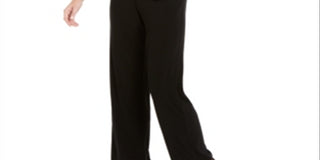 NY Collection Women's Puff Sleeve Jumpsuit Black Size Petite XS