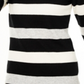 Charter Club Women's Striped Cashmere Sweater Black Size X-Small