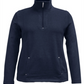 Karen Scott Women's Half Zip Top Navy Size Medium