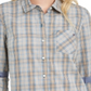 Tommy Hilfiger Women's Plaid Utility Shirt Blue Size X-Small