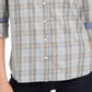 Tommy Hilfiger Women's Plaid Utility Shirt Blue Size X-Small