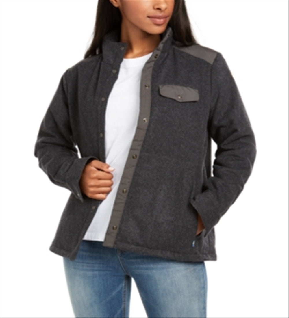 Fjallraven Women's Canada Wool Padded Jacket Gray Size Medium