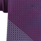 Calvin Klein Men's Slim Colorblocked Geometric Silk Tie Purple Size Regular