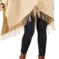 Charter Club Women's Reversible Plaid Colorblocked Topper Scarf  Brown One Size