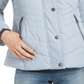 Maralyn & Me Junior's Faux Fur Trim Hooded Puffer Coat Blue Size X-Small