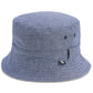 B Block Men's Reversible Chambray Hat Blue Size -M/L