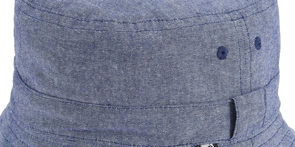 B Block Men's Reversible Chambray Hat Blue Size -M/L