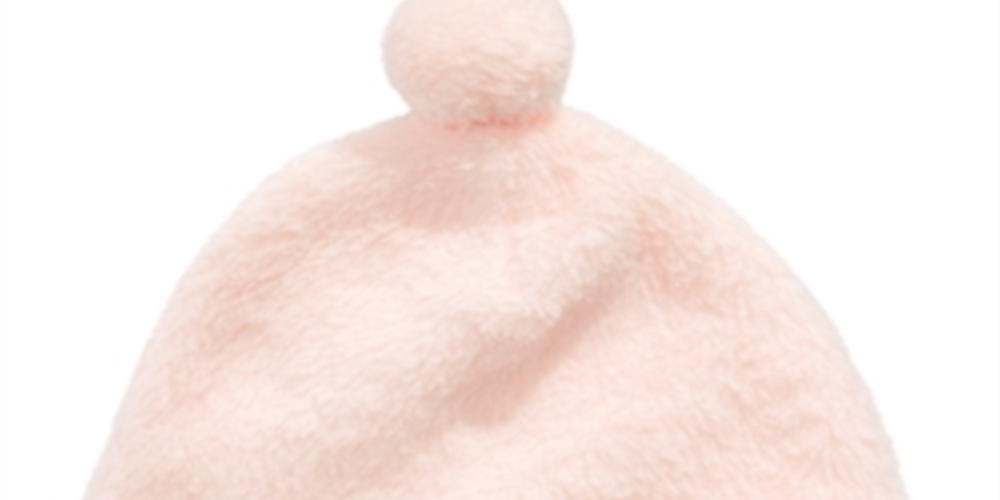 First Impressions Baby Girl's Faux Fur Hat Pink Size 0-6 MOS