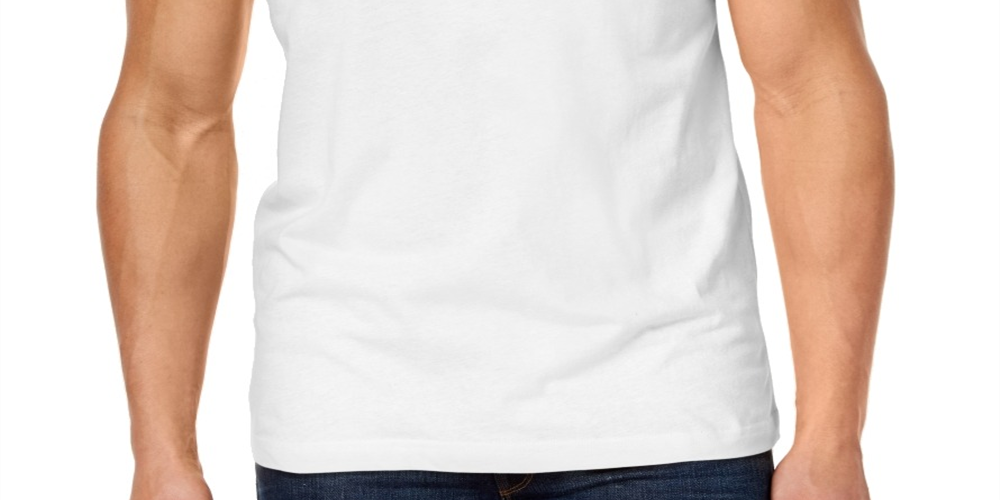 Club Room Men's T-Shirt Performance Crewneck Short Sleeve White Size  XX-Large