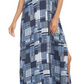 Karen Kane Women's Double V Maxi Dress -Blue Size X-Small