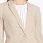 Calvin Klein Women's One Button Blazer Brown Size 12