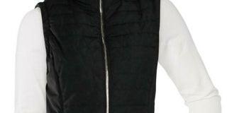 Calvin Klein Women's Winter Quilted Vest Black Size X-Small
