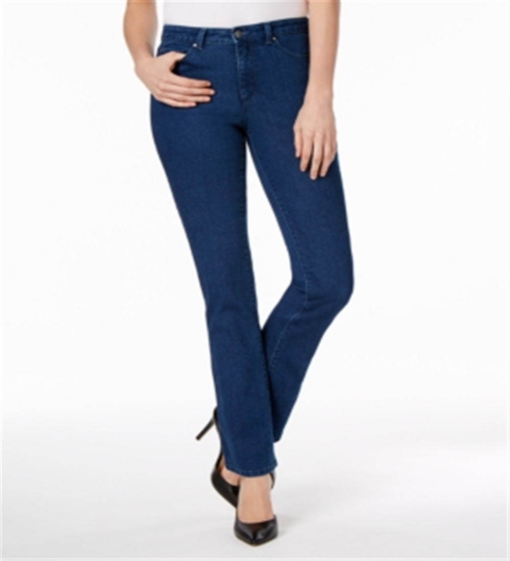 Charter Club Women's Prescott Bootcut Jeans Blue Size  18