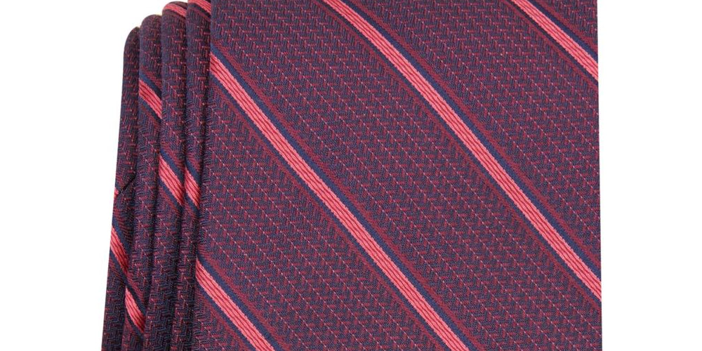 Alfani Men's Holden Silk Blend Professional Neck Tie Red Size Regular