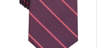 Alfani Men's Holden Silk Blend Professional Neck Tie Red Size Regular