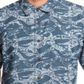 Quiksilver Men's Tribal Kelp Shirt Blue Size XX-Large