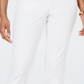 Charter Club Women's Bristol Eyelet Hem Skinny Jeans White Size 18