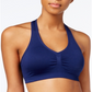 Ideology Women's Low Impact Racerback Sports Bra Blue Size Small