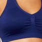 Ideology Women's Low Impact Racerback Sports Bra Blue Size Small