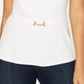Thalia Sodi Women's Keyhole Neck Top White Size X-Small