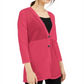 Alfani Women's Ottoman Cardigan Pink Size Petite Medium