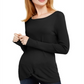 INC International Concepts Women's Twisted Sweater Black Size X-Small